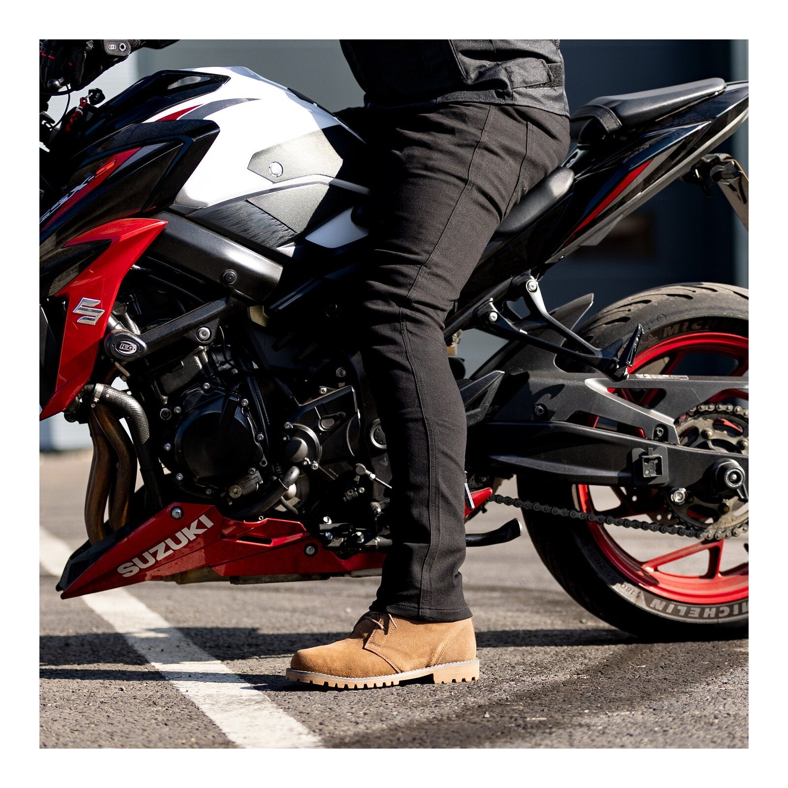 Oxford AA Super Stretch Men's Jean - Black (Short)