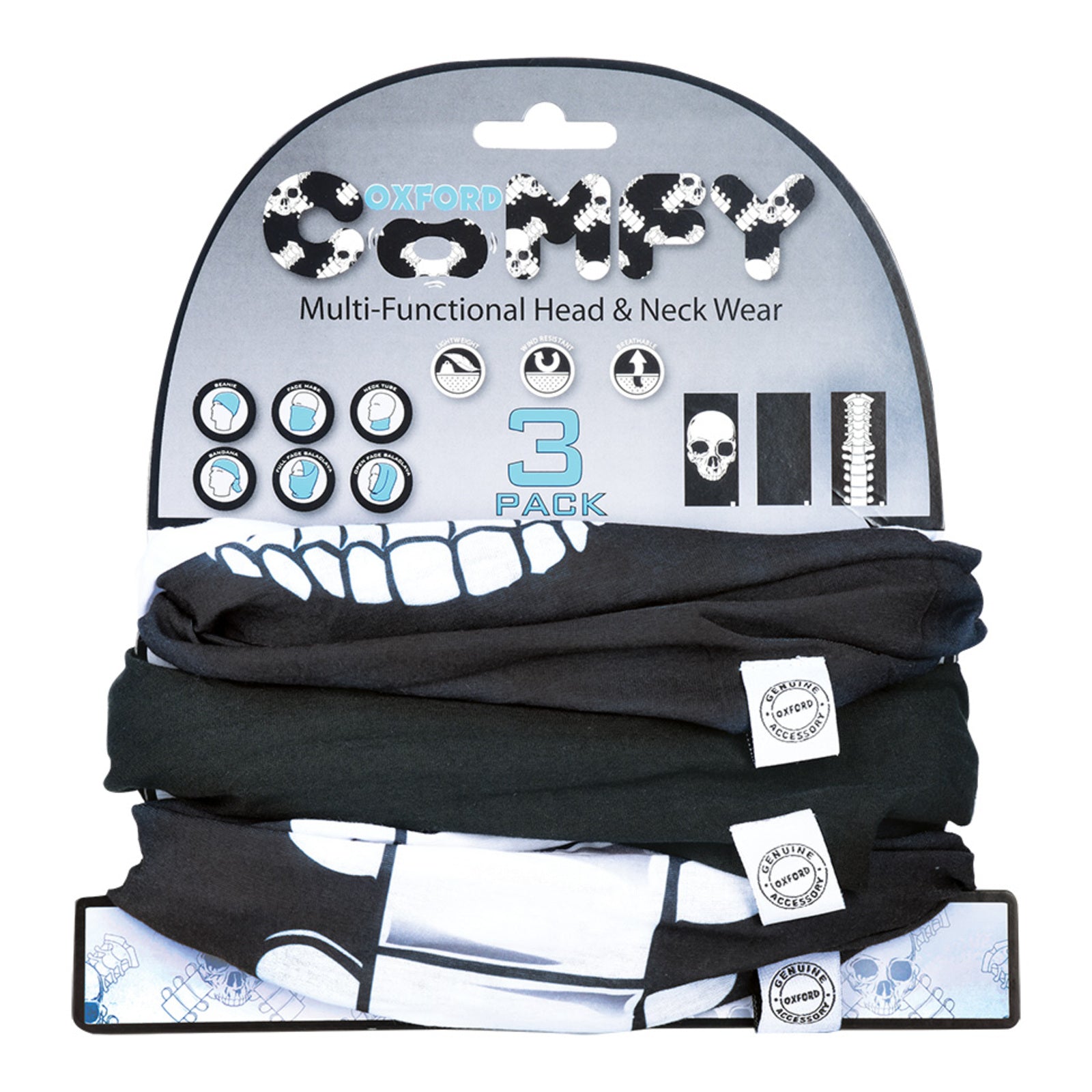 Oxford Comfy - Skeleton (3 Pack)