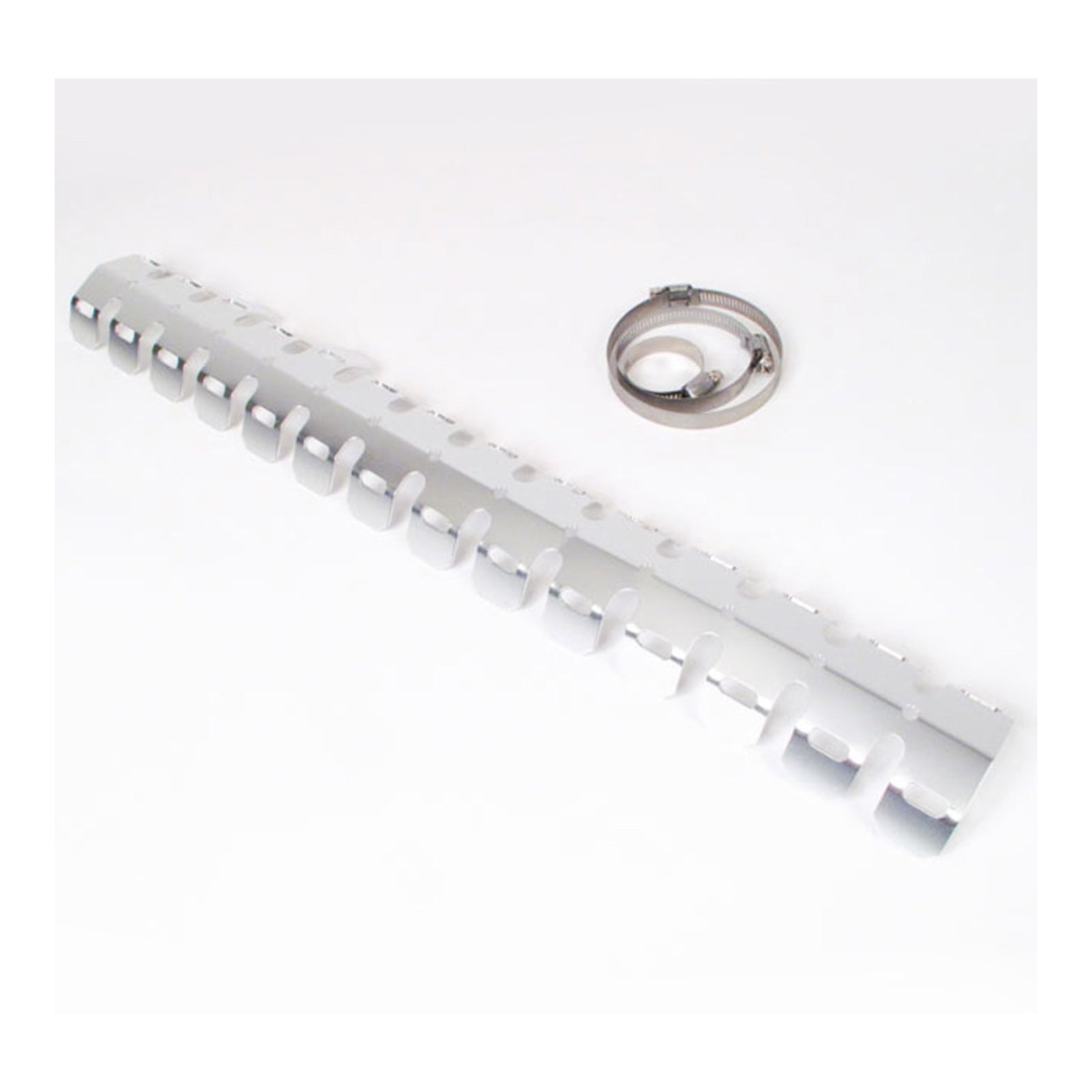 WHITES HEAD PIPE GUARD W/CLAMP - SIL