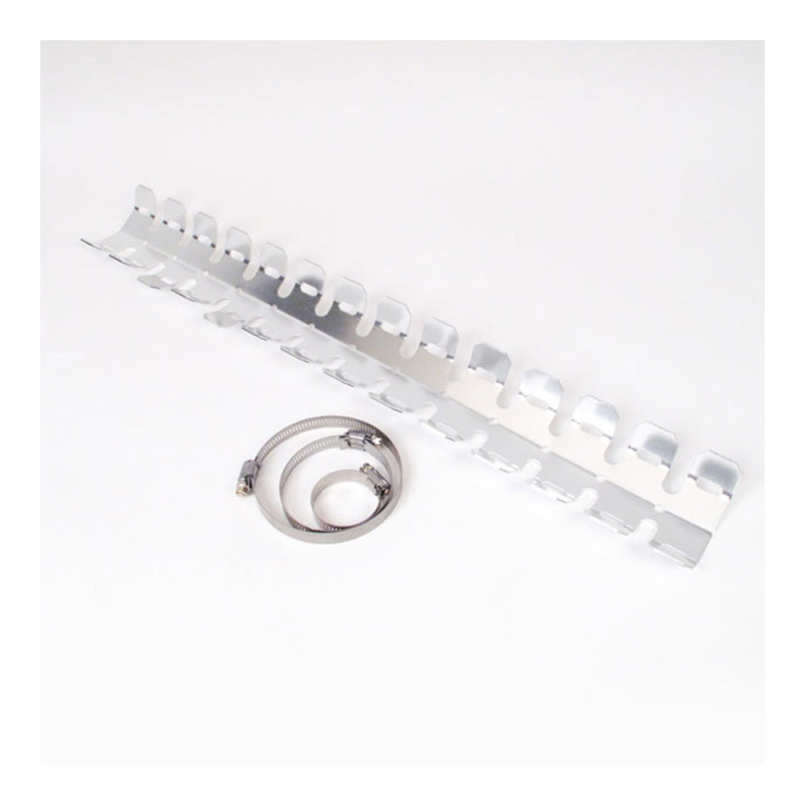 WHITES HEAD PIPE GUARD W/CLAMP - SIL