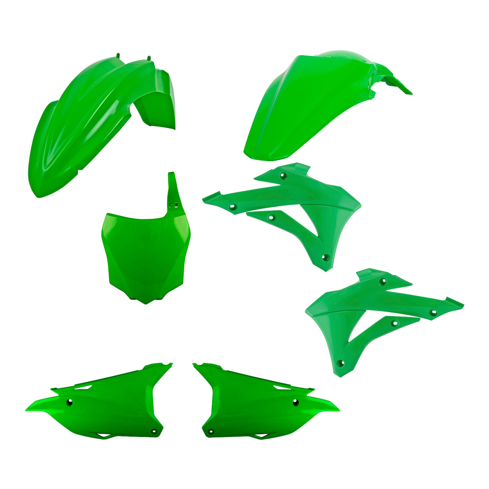 Polisport MX Kit Kawasaki KX85 '14-'21 OEM Green '05