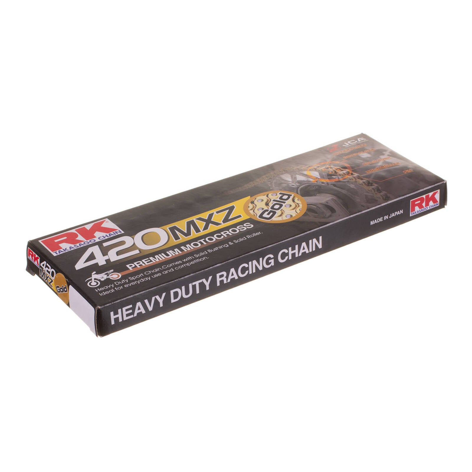 RK Chain 420MXZ Chain - Gold