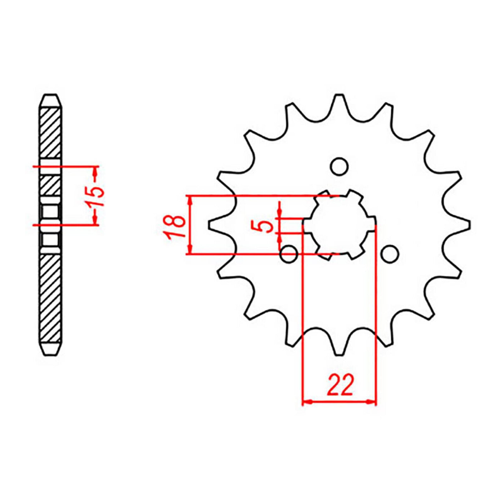 Sprocket Kit Kawasaki KX125 '98/'99 - 520EXW 12/48