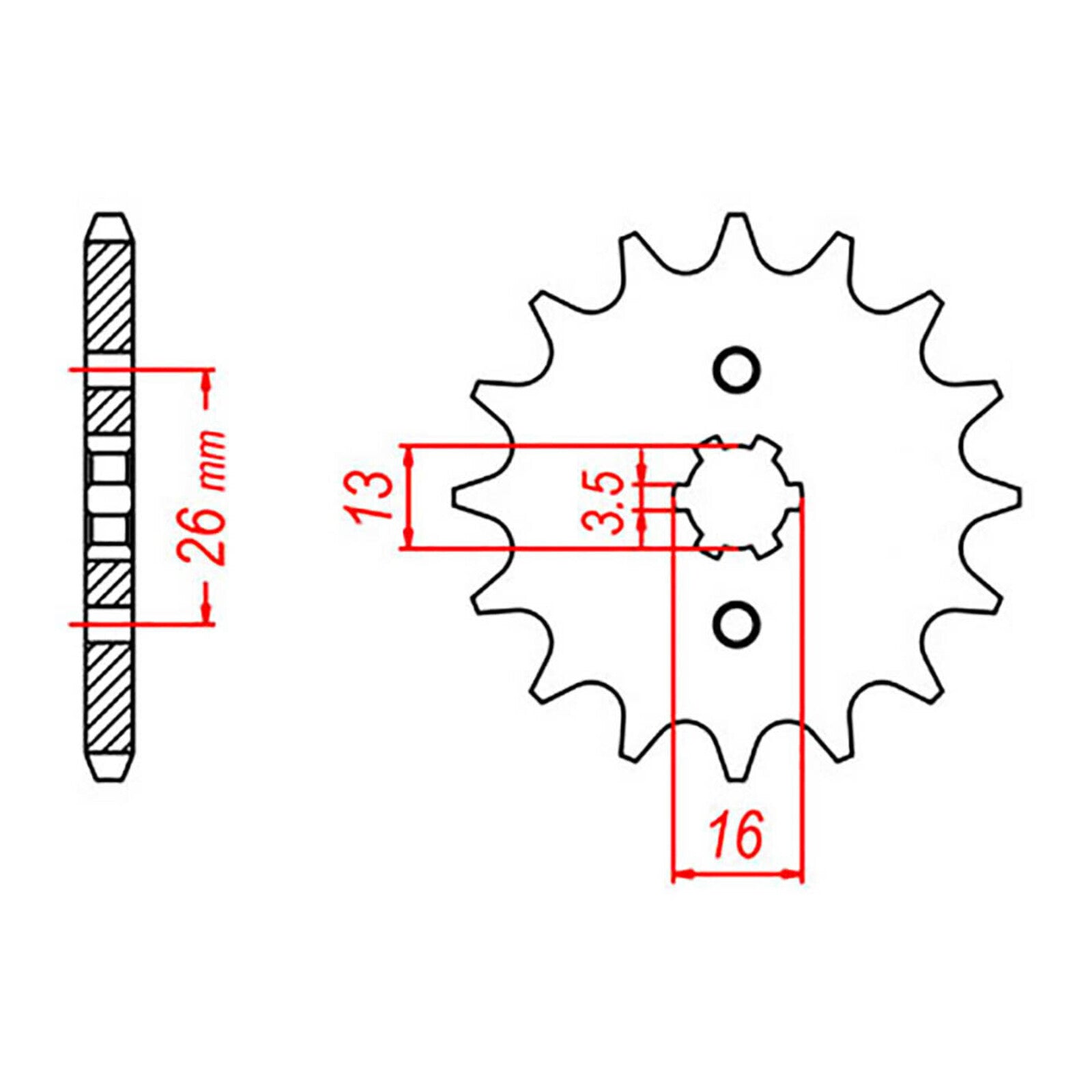 Sprocket Kit Suzuki JR50 - 420MS 13/28