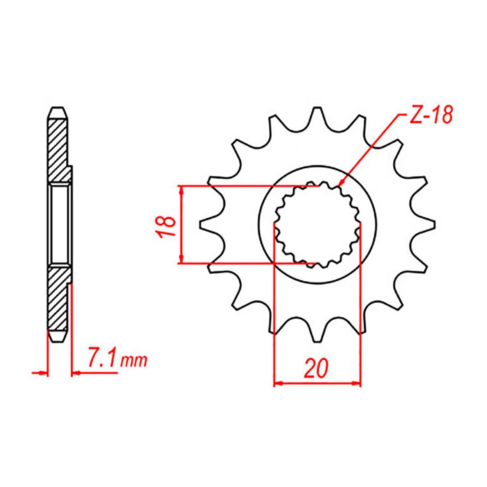 Sprocket Kit Suzuki RM125/RMZ250 U-Ring - GB520MXU 12/50