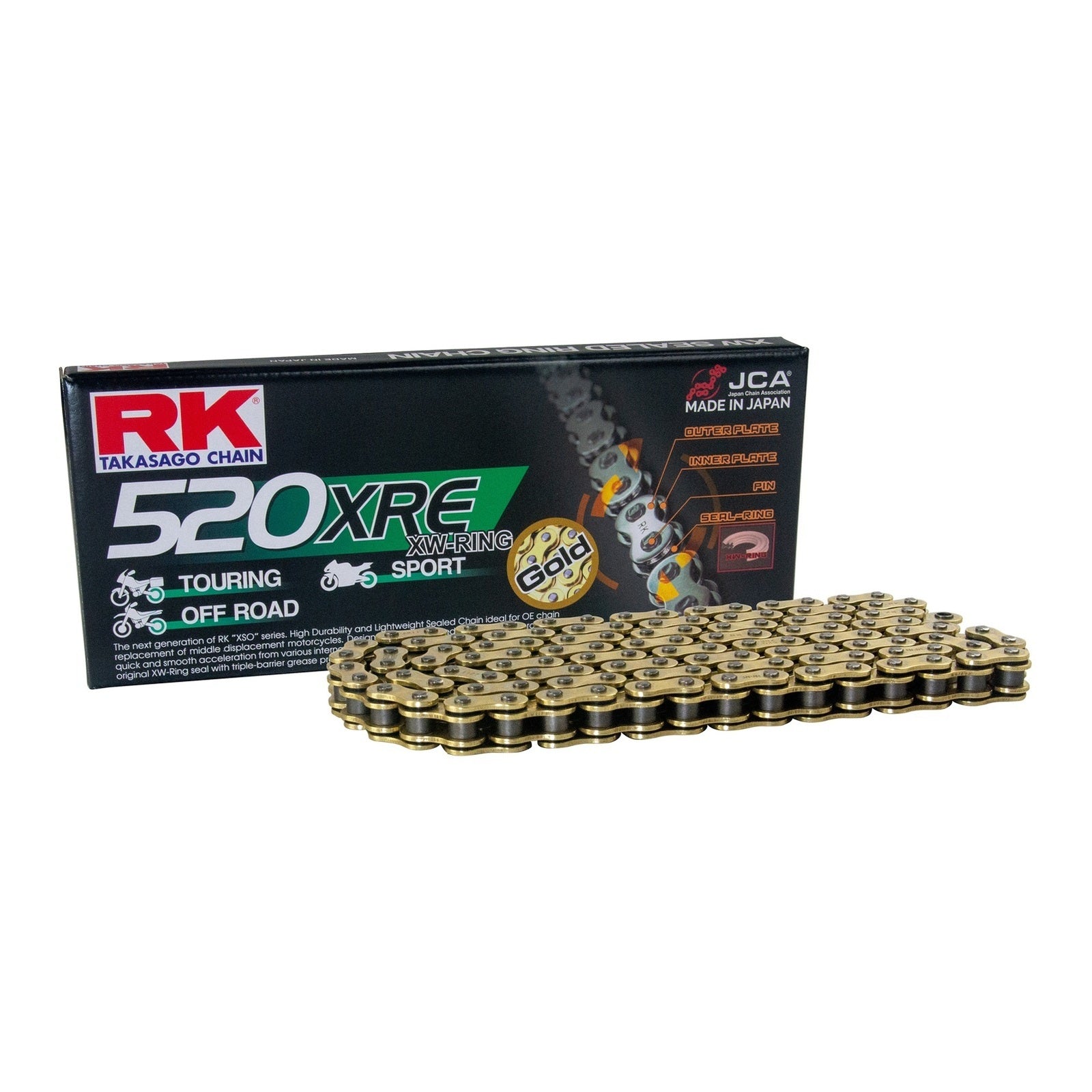 Sprocket Kit Kawasaki EX400 '19- GB520XRE Gold 14/41