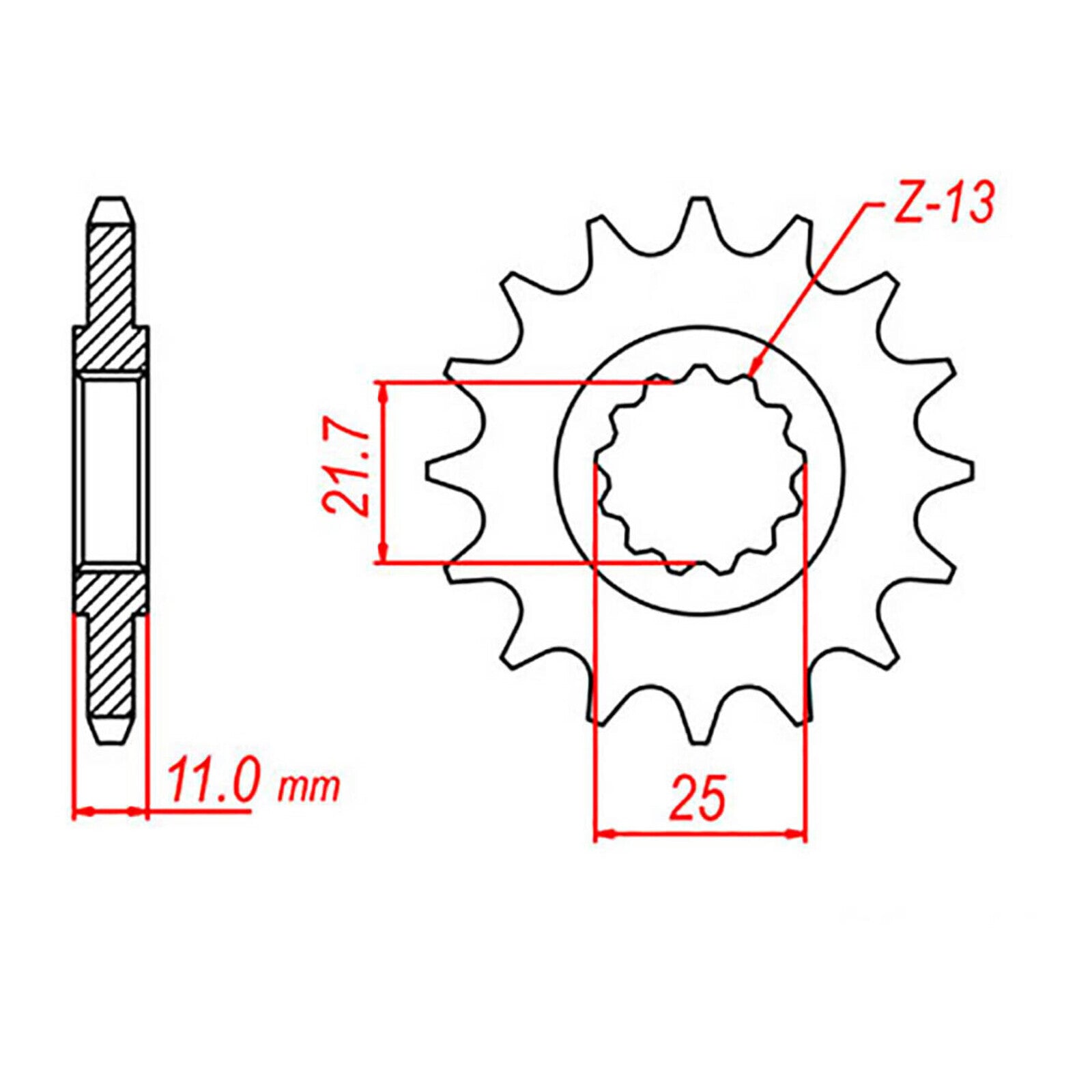 Sprocket Kit Yamaha FZR1000 '87-'88 (530conv) - 530XRE 17/46