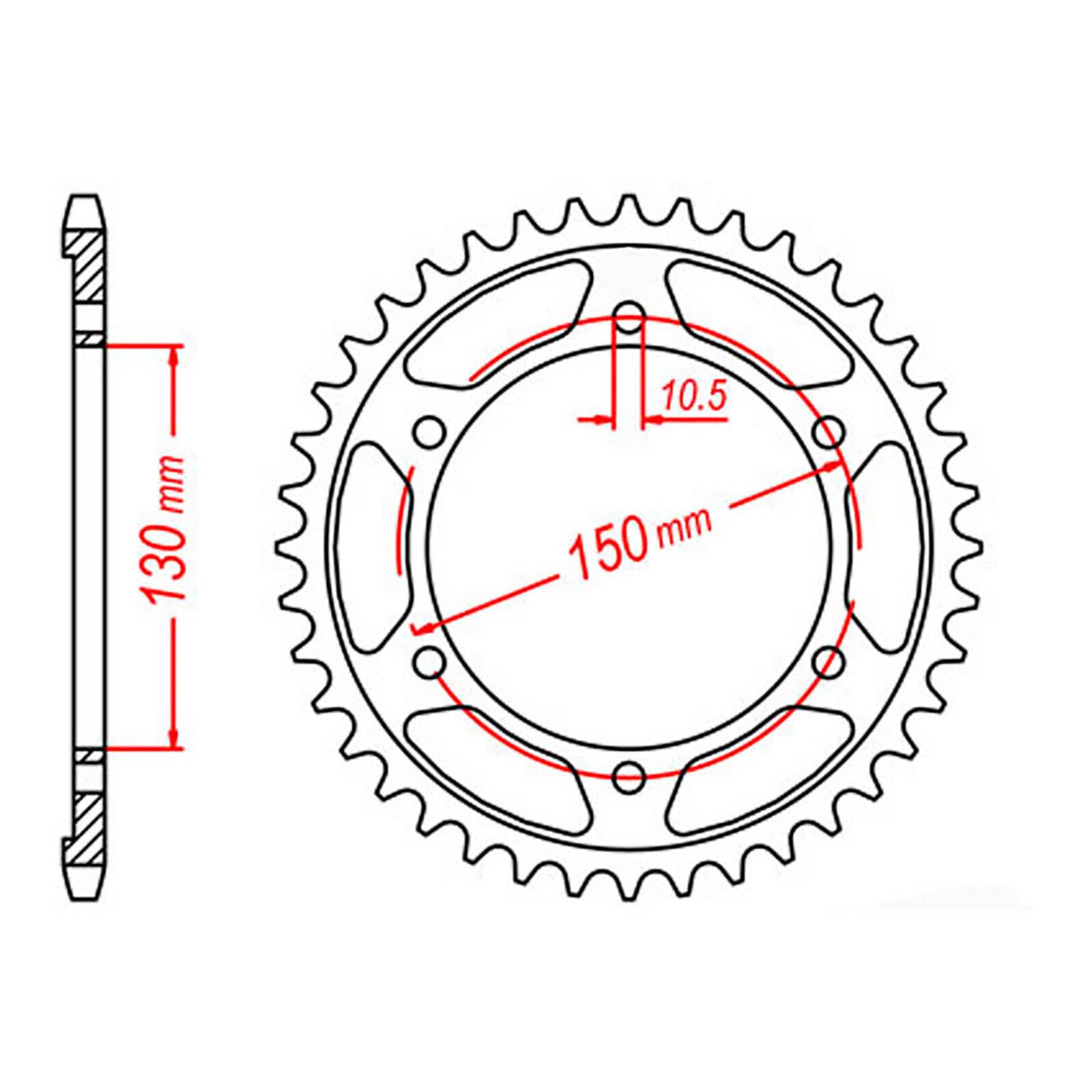 Sprocket Kit Yamaha FZR1000 '87-'88 (530conv) - 530XRE 17/46