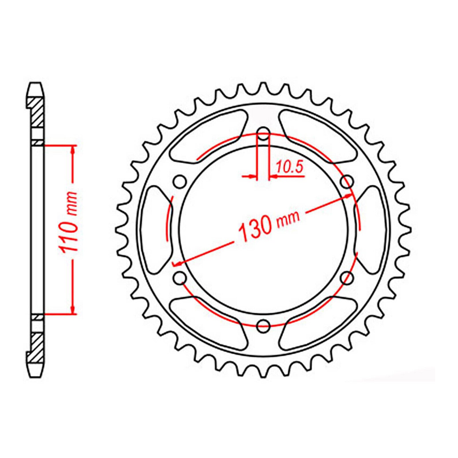 Sprocket Kit Yamaha YZF-R1 '04-'08 (recommended) - 530ZXW 17/45
