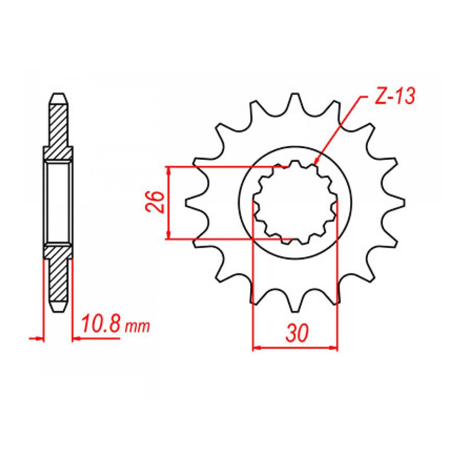 Sprocket Kit Yamaha YZF-R1 '09-'14 (recommended) - 530ZXW 17/47