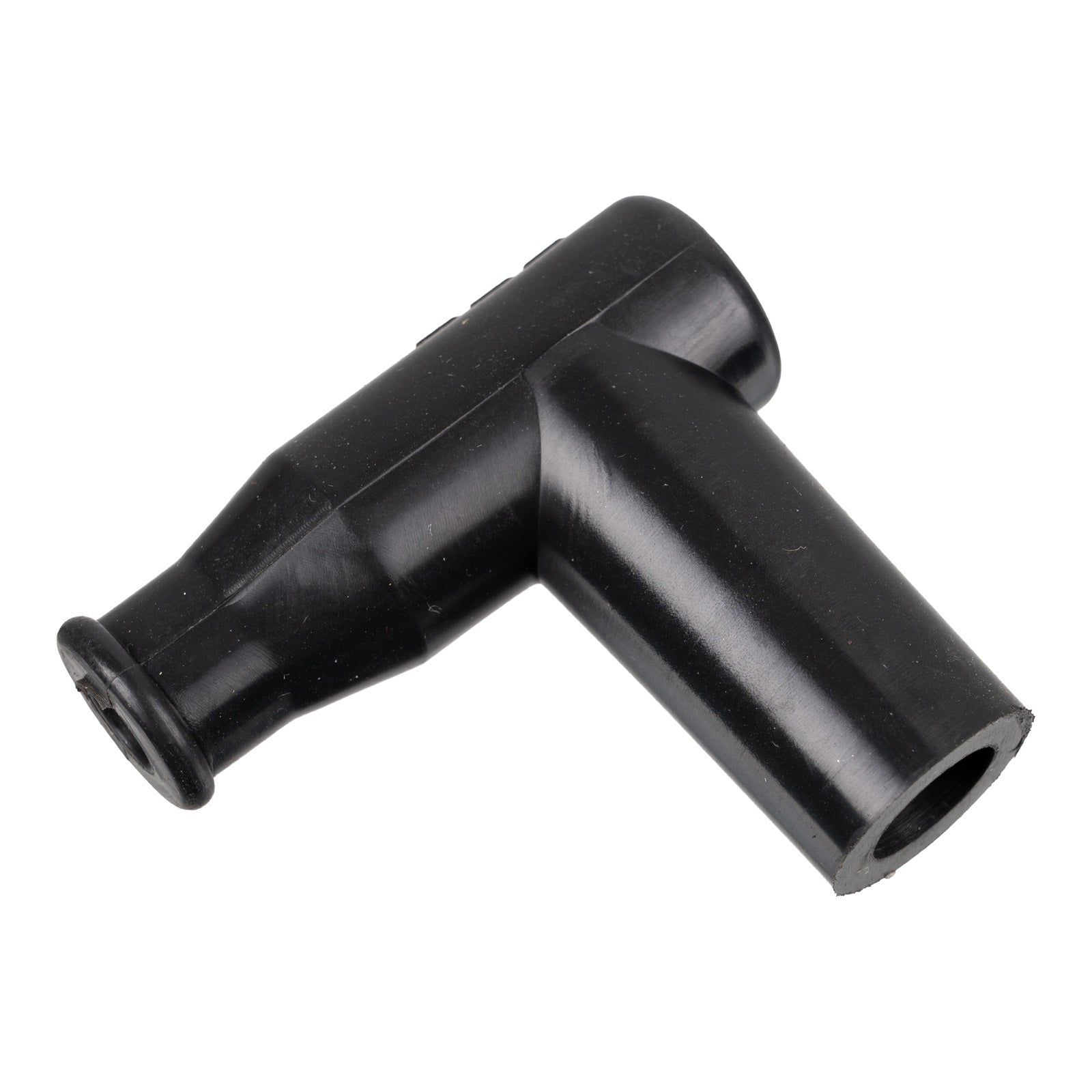 Whites Spark Plug Cap – Replaces TB05EM – Right Angle – Black