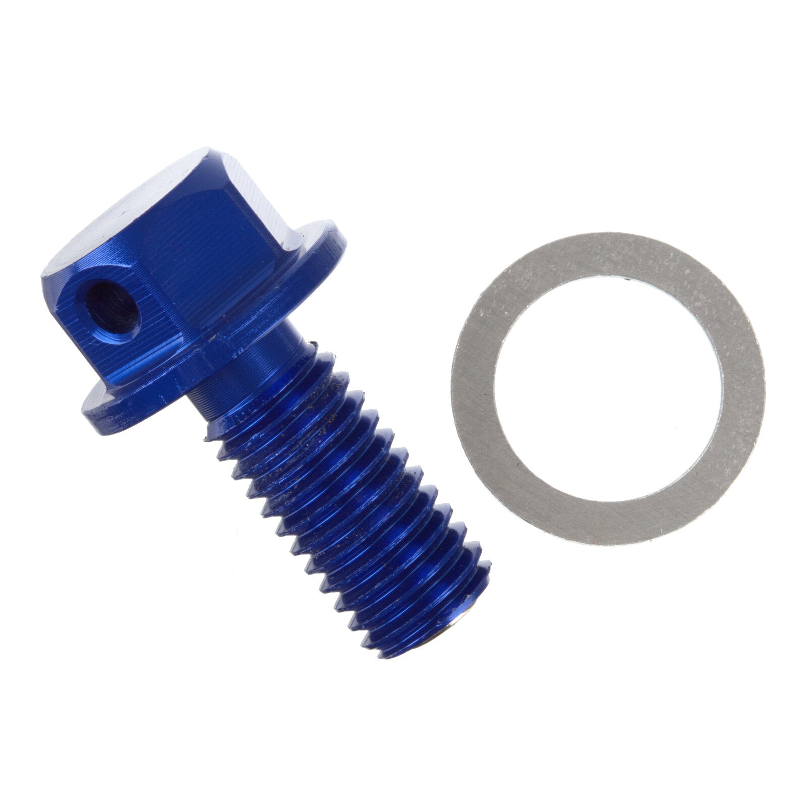 Whites Magnetic Sump Plug M10 x 22 x 1.5 - Blue