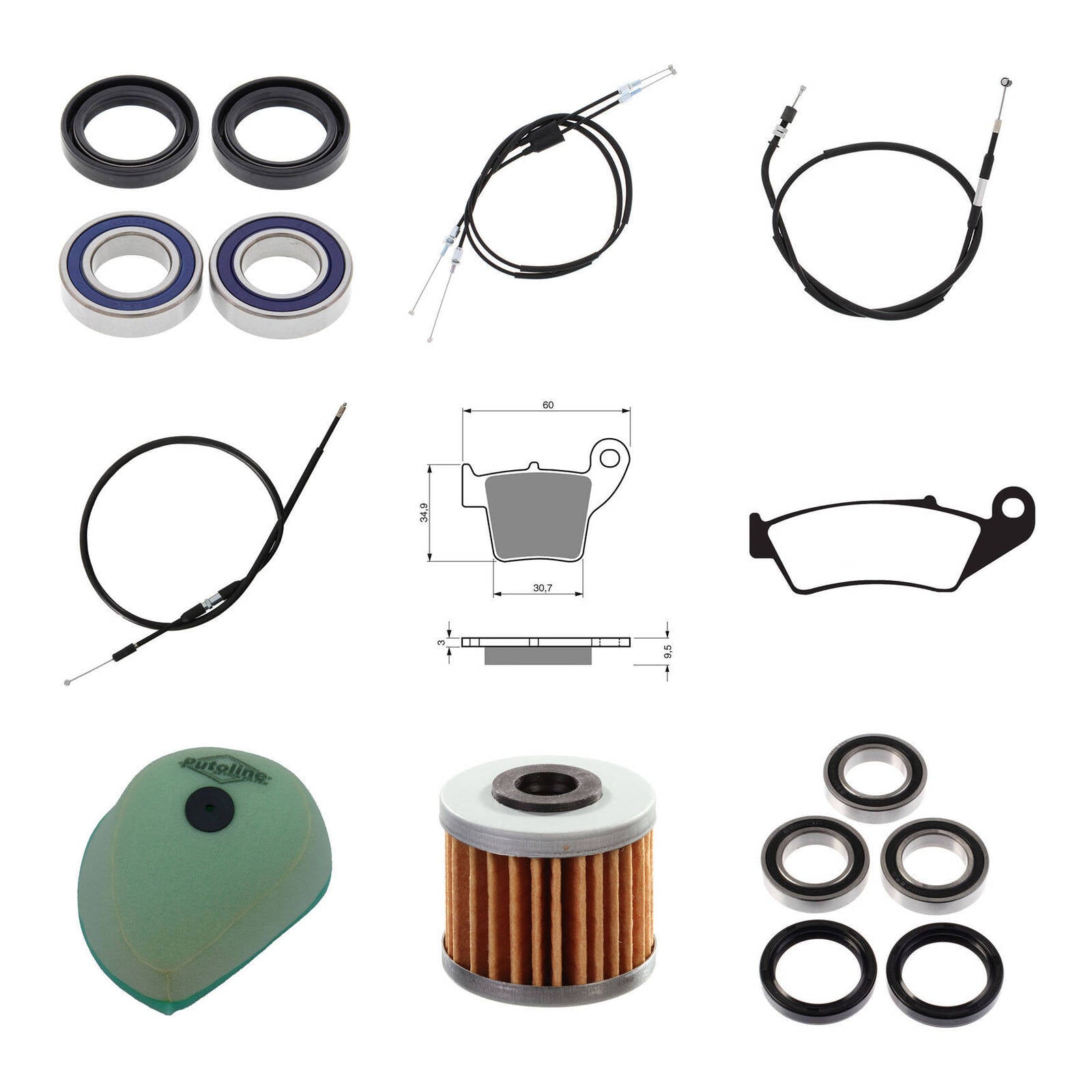 Offroad Refurb Kit - Honda CRF250R '08-'09