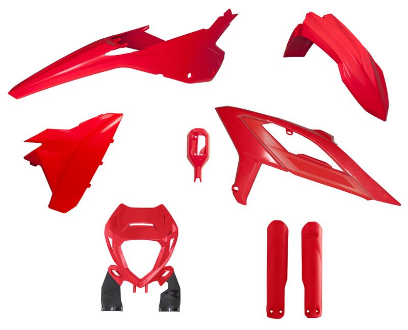 PLASTICS KIT RTECH 6 PIECE RED BETA 125RR 200RR 250RR 300RR 350RR 390RR 430RR 480RR