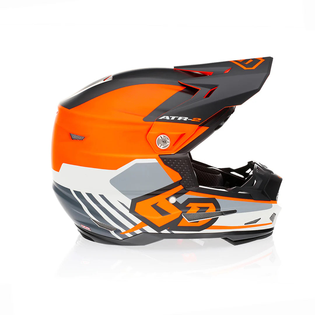 6D HELMET ATR-2Y TARGET NEON ORG