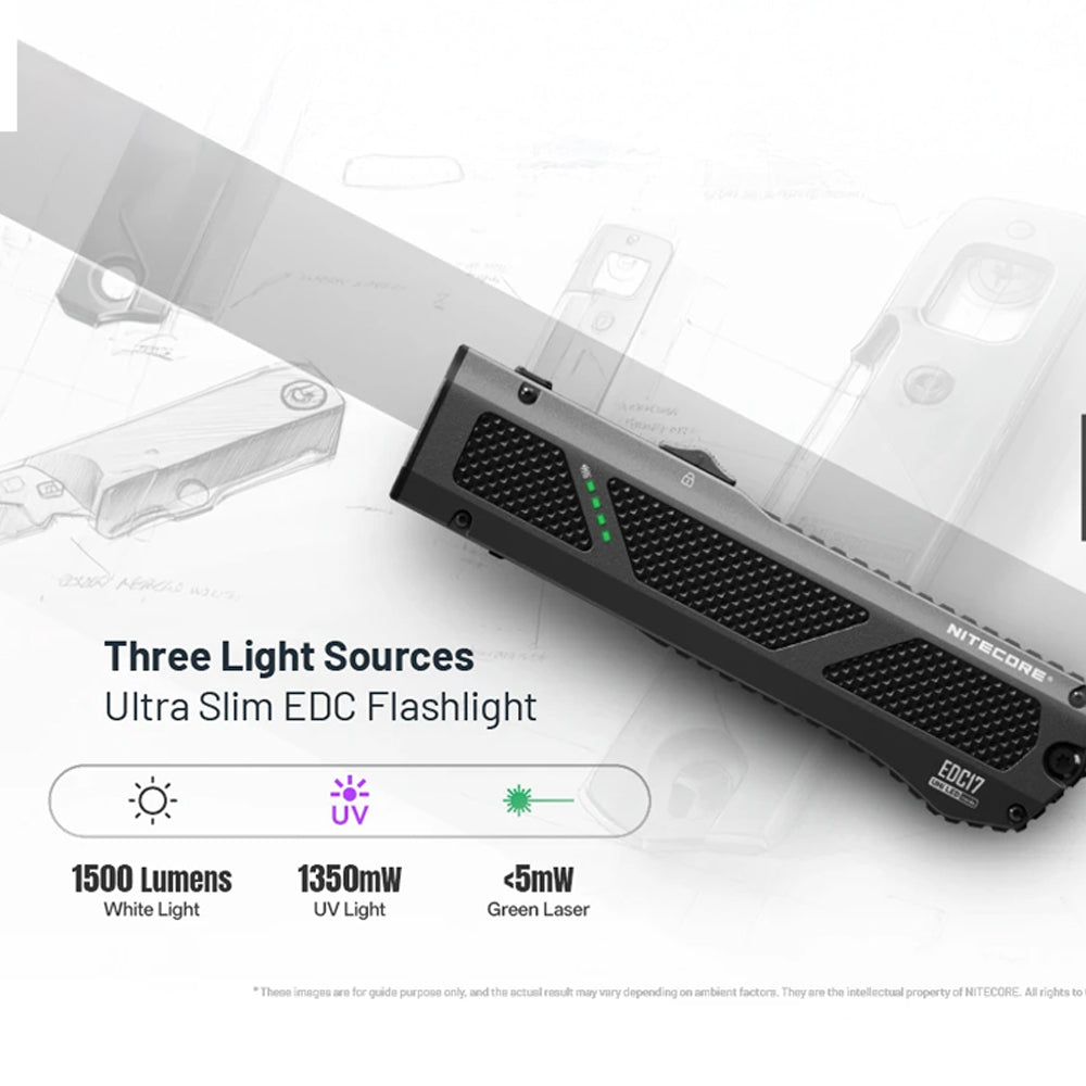 NITECORE EDC17 1500 LUMEN EDC TORCH