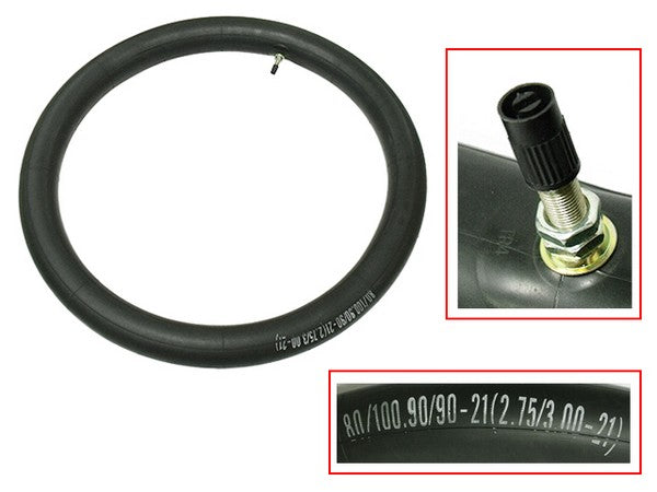 TUBE HEAVY DUTY TYRE TECH 80/100,90/90-21 2.75-3.00-21 3MM THICKNESS