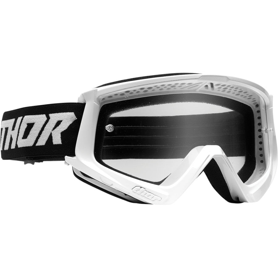 GOGGLE S27 THOR MX COMBAT RACER WHITE/BLACK