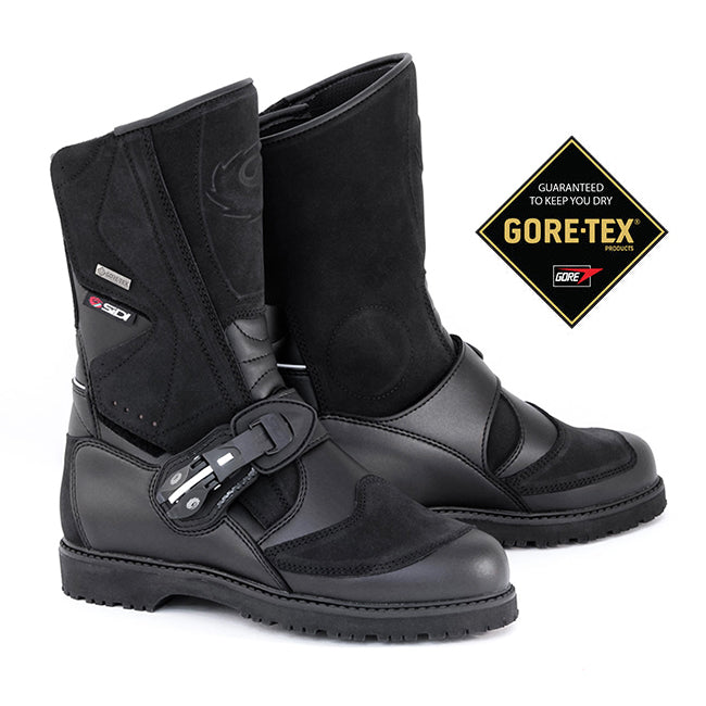 Canyon 48 black Gore-Tex off/road boots Sidi