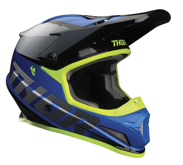 THOR MX SECTOR FADER HELMET BLU BLK S22
