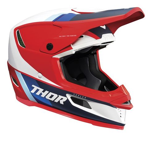 THOR MX REFLEX APEX HELMET WHT BLU S22