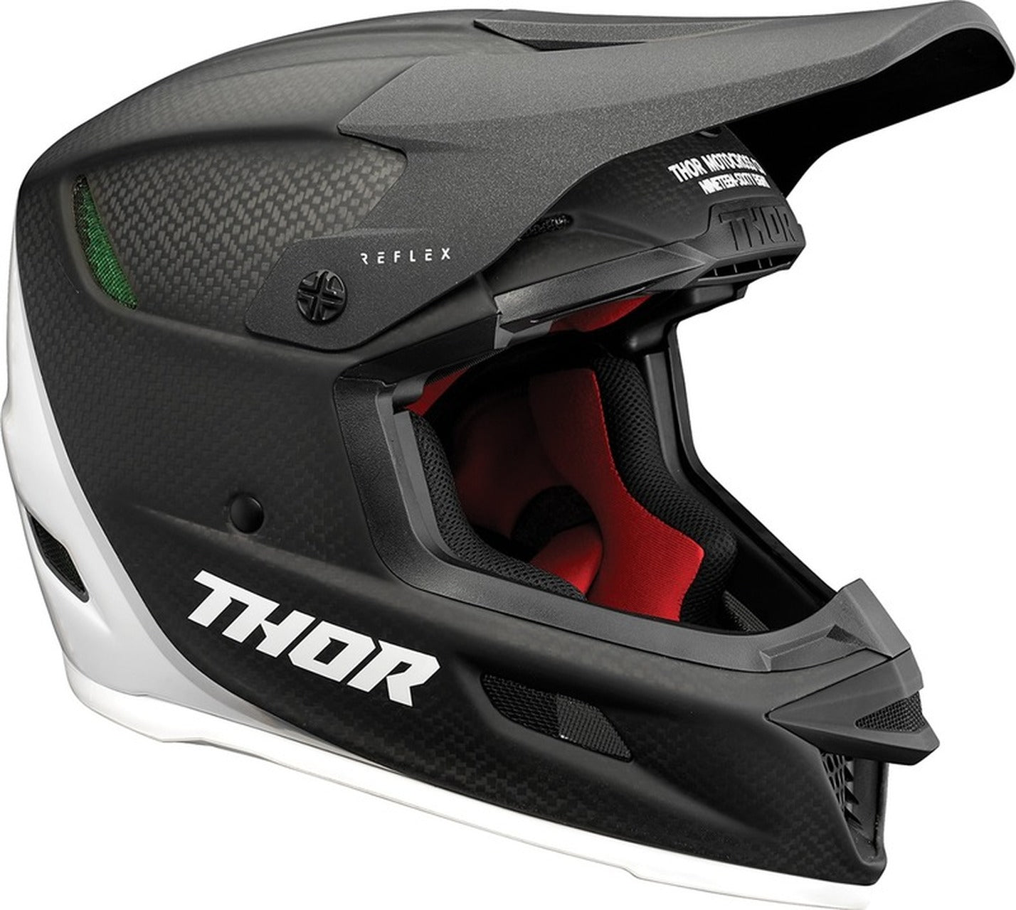 THOR MX REFLEX POLAR CARBON HELMET WHT S22