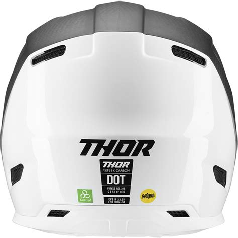 THOR MX REFLEX POLAR CARBON HELMET WHT S22