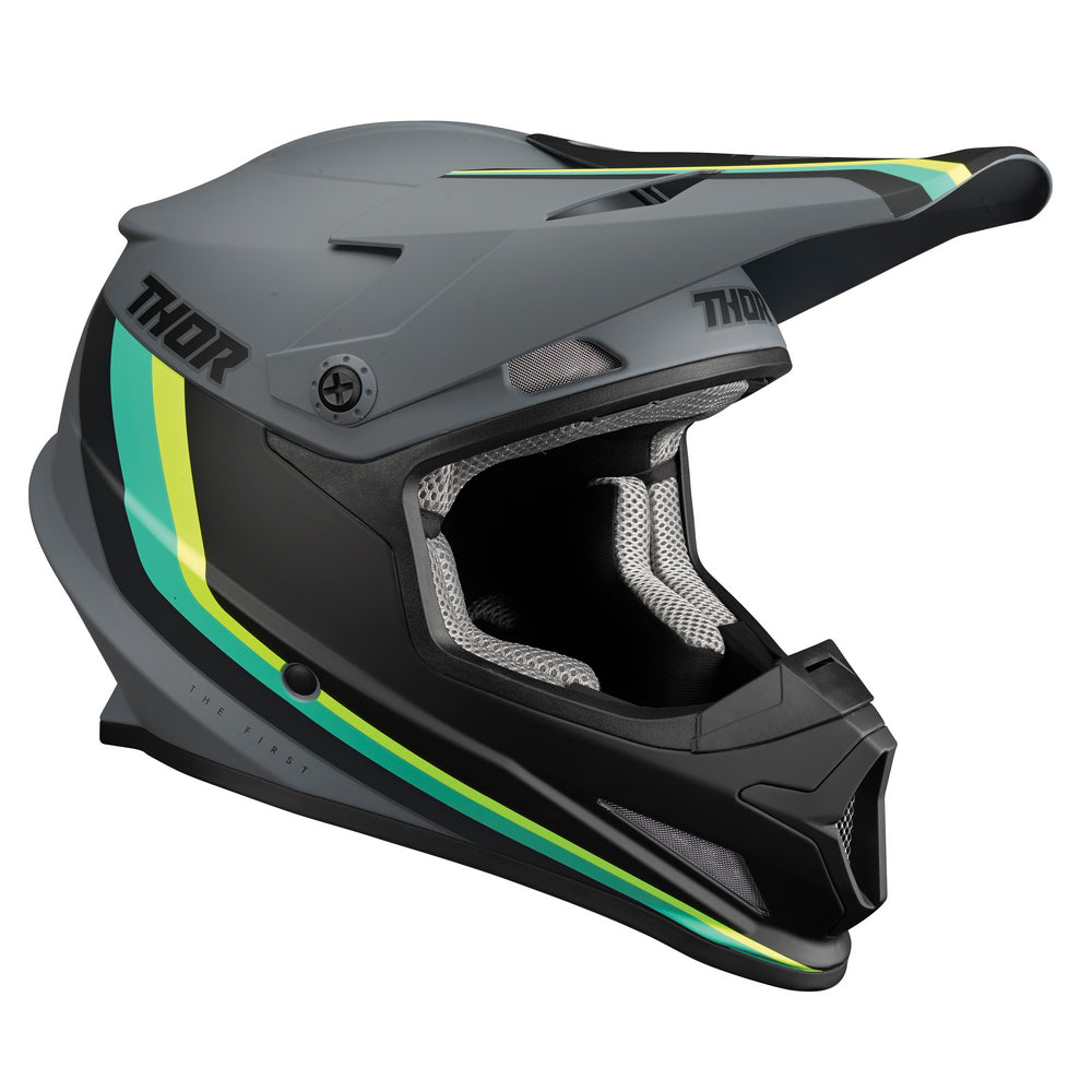 THOR MX SECTOR RUNNER MIPS HELMET GREY TEAL