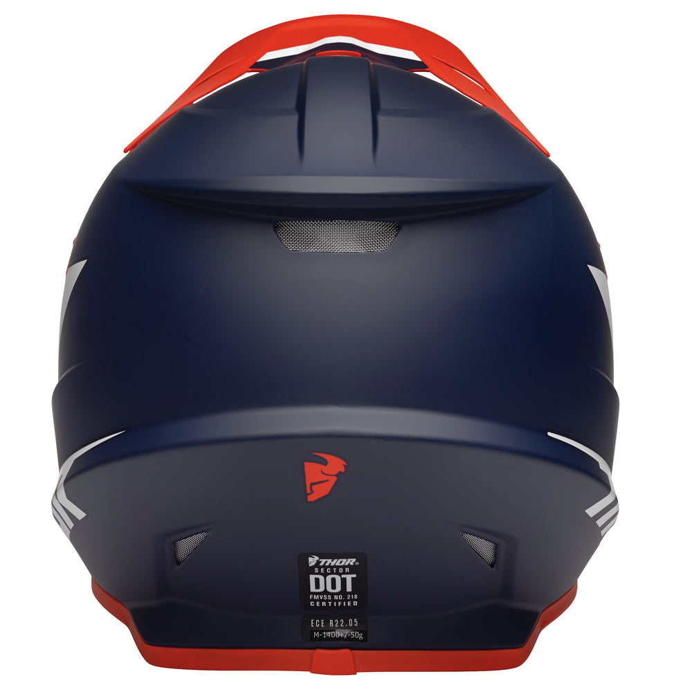 HELMET S22 SECTOR CHEV RED/NAVY