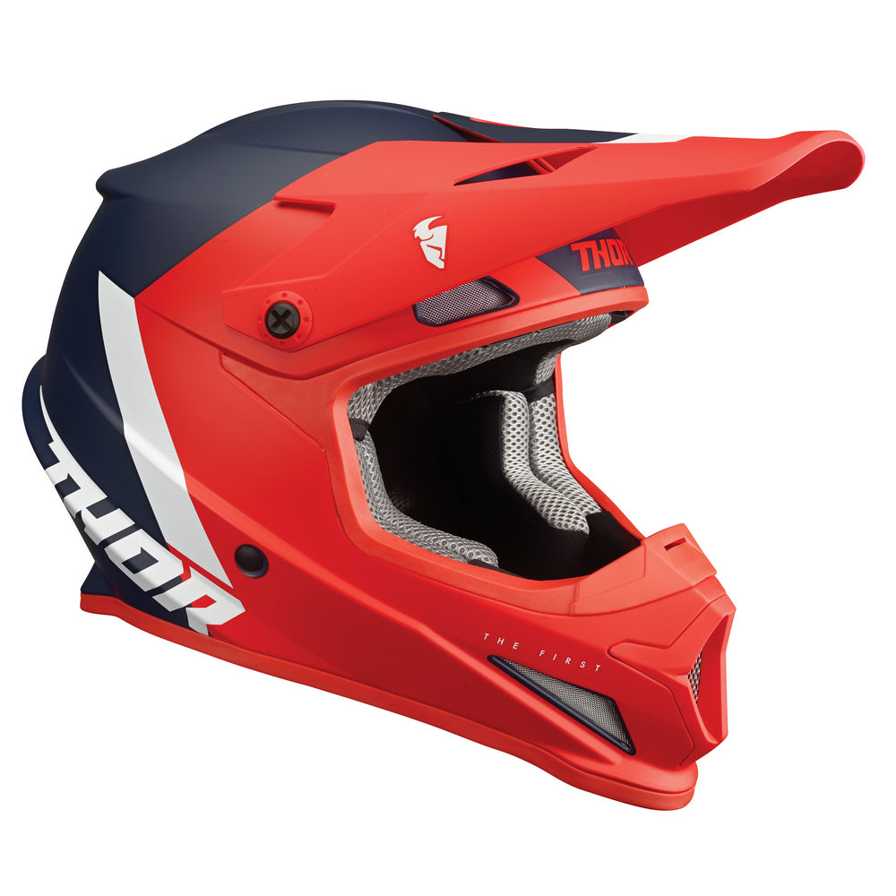 HELMET S22 SECTOR CHEV RED/NAVY