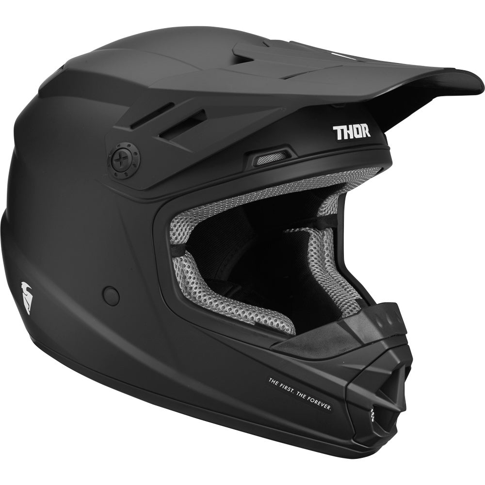 THOR MX SECTOR YOUTH HELMET BLACK S22Y