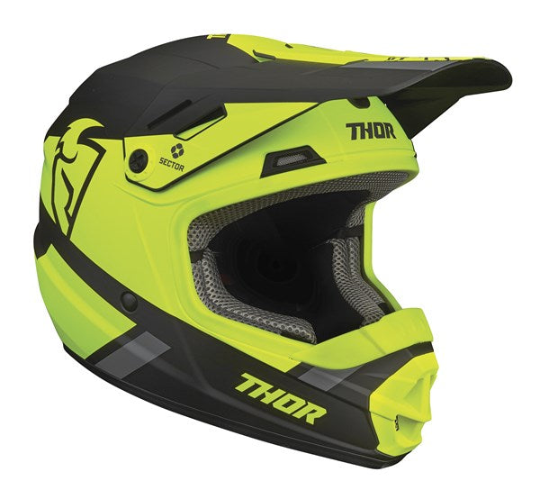 THOR MX SECTOR SPLIT YOUTH HELMET ACID BLK
