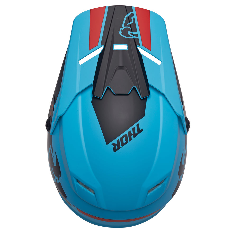 THOR MX SECTOR SPLIT YOUTH HELMET BLUE BLACK
