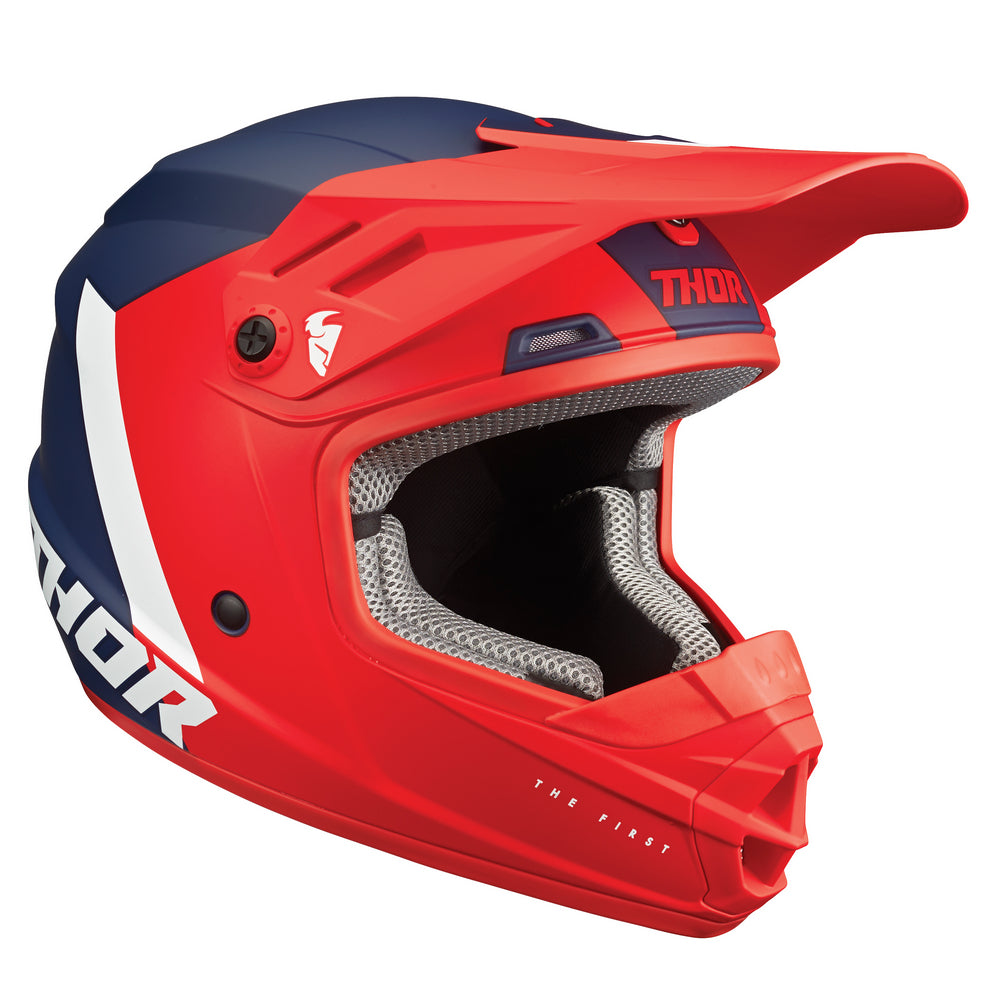 THOR MX SECTOR YOUTH HELMET CHEV RED BLK