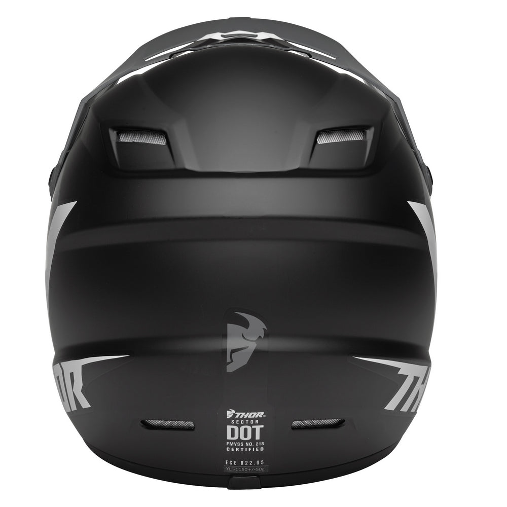 THOR MX SECTOR YOUTH HELMET CHEV GREY BLACK