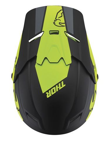 *HELMET VISOR KIT S21Y THOR MX SECTOR YOUTH SPLIT ACID BLACK