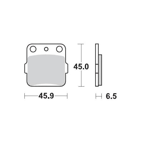 BRAKE PAD MOTO MASTER SINTRE FRONT PAD FOR HONDA REAR FOR SUZUKI YAMAHA KTM FREERIDE