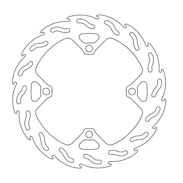 BRAKE ROTOR MOTO MASTER FLAME REAR