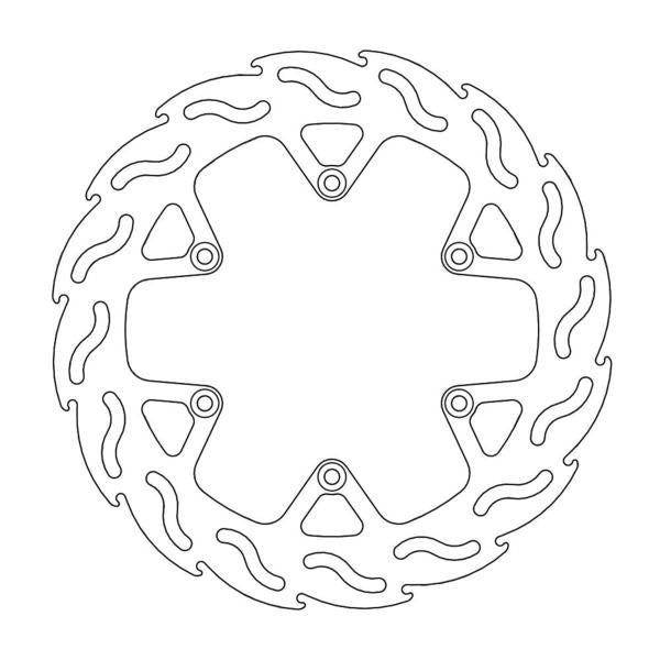 BRAKE DISC REAR MOTO MASTER FLAME KTM 690 ENDURO 690 SUPERMOTO R08-10, 690 ENDURO R 09-13
