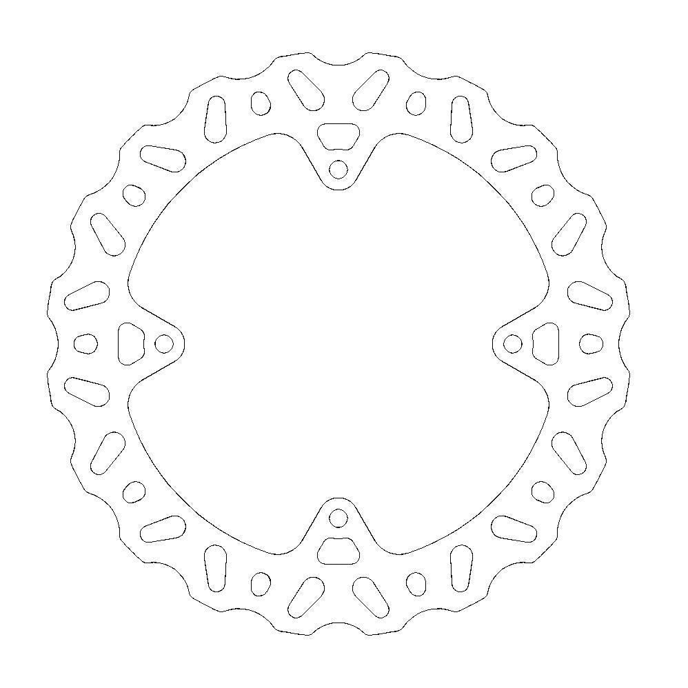 BRAKE DISC MOTO MASTER NITRO REAR HUSQVARNA TC85 14-20 KTM 85SX 12-20 250 FREERIDE 14-20