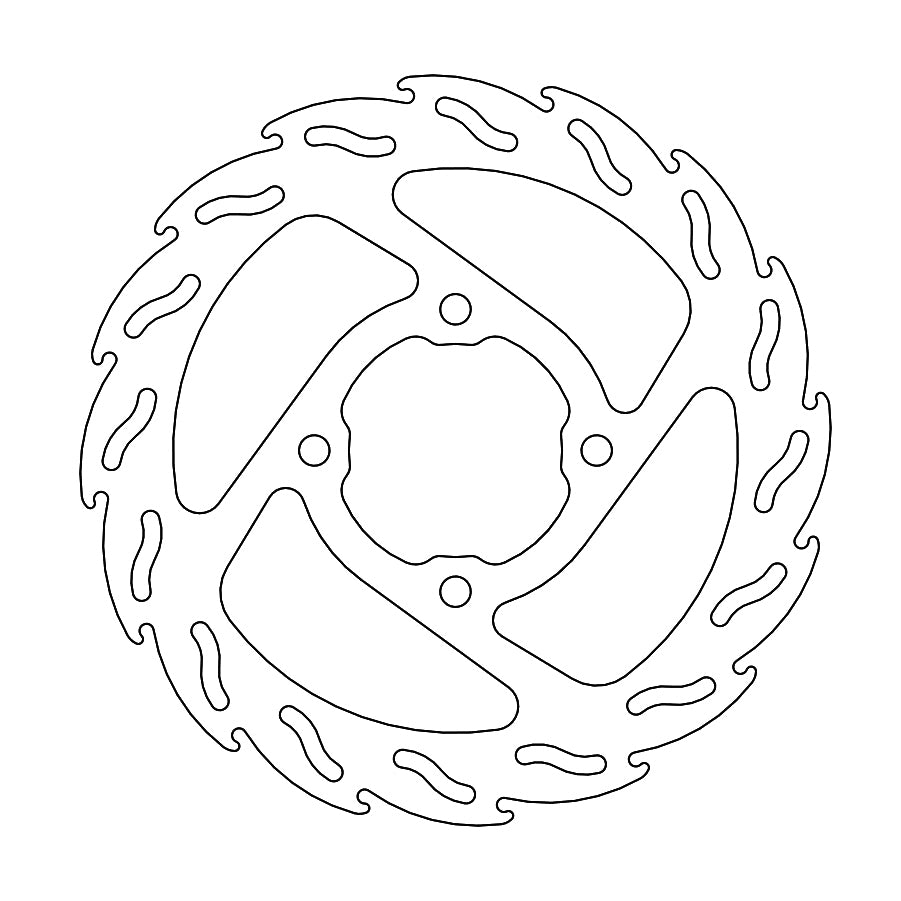BRAKE ROTOR MOTO MASTER FLAME REAR GASGAS MC65 2021 HUSQVARNA TC65 17-21 KTM 65SX 04-21