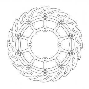FRONT BRAKE DISC ONLY MOTO MASTER FLAME OVERSIZED