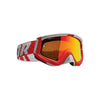 THOR MX GOGGLES S23 SNIPER RED GREY INC SPARE LENS
