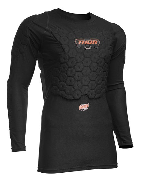 DEFLECTOR THOR COMP XP COMPRESSION FIT BASE LAYER LONG SLEEVE CONSTRUCTION FOR EXTENDED COVERAGE