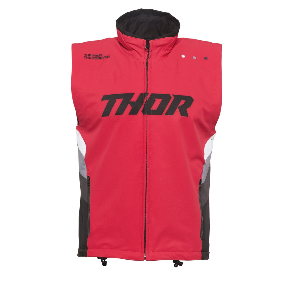 THOR WARMUP VEST RED/BLACK
