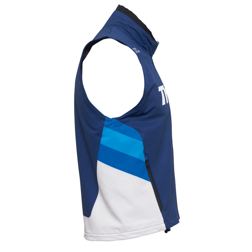 THOR WARMUP VEST NAVY/WHITE
