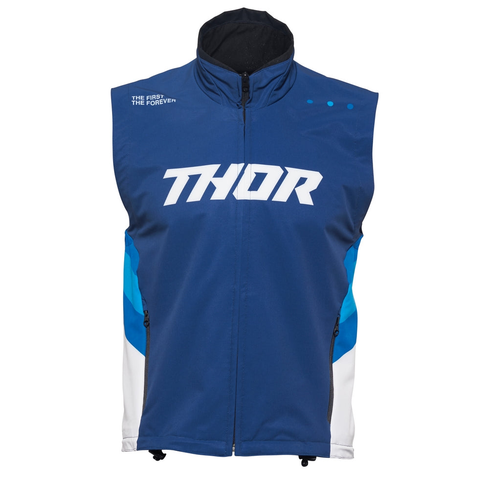 THOR WARMUP VEST NAVY/WHITE
