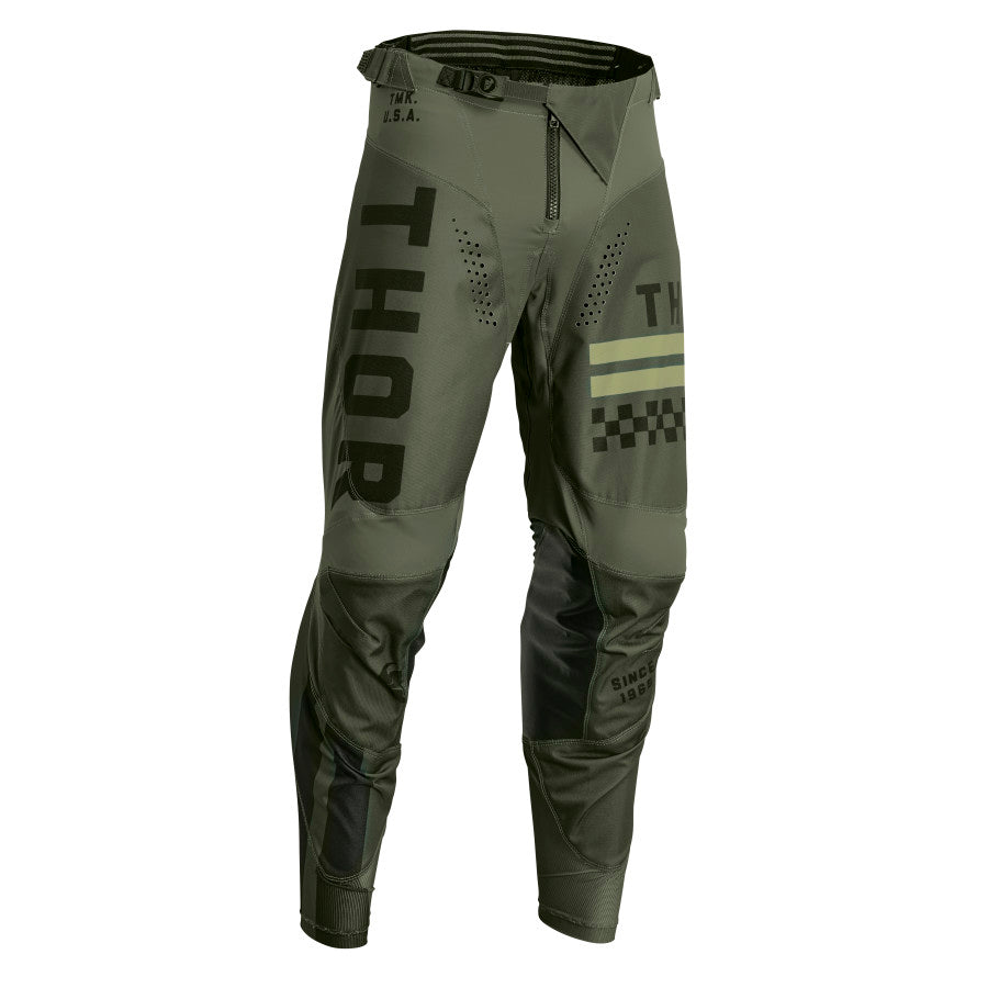 PANTS S23 THOR MX PULSE YOUTH COMBAT ARMY