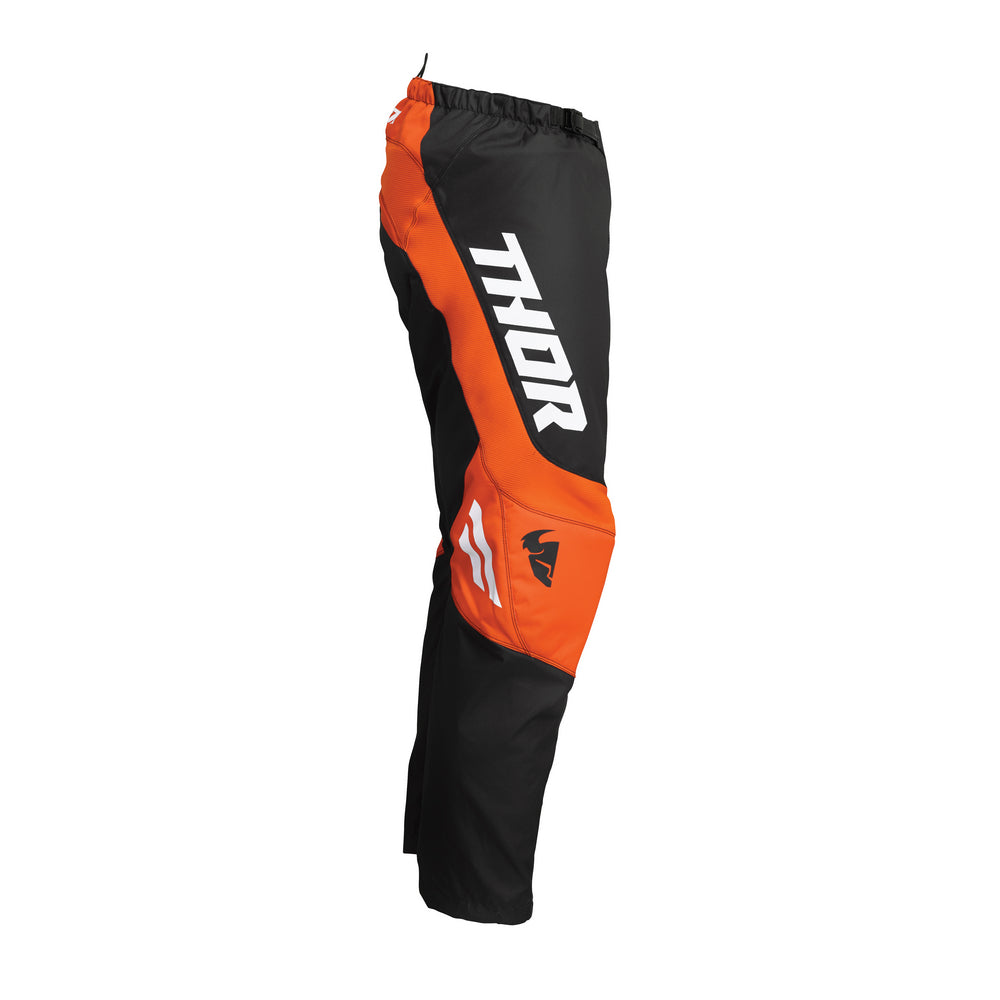 THOR MX PANT S22 SECTOR CHOC/RD ORG