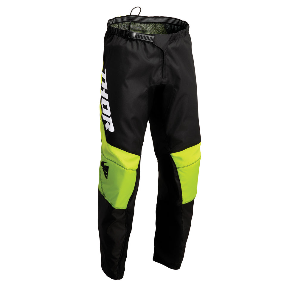 THOR MX PANT S22 SECTOR CHEV BLACK/GREEN